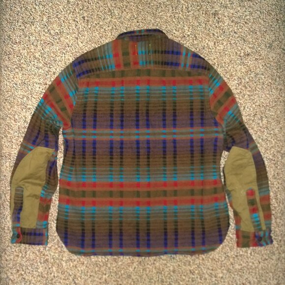 L.L.BEAN x TODD SNYDER Jacquard Pattern Flannel Chamois Shirt - Picture 6 of 12